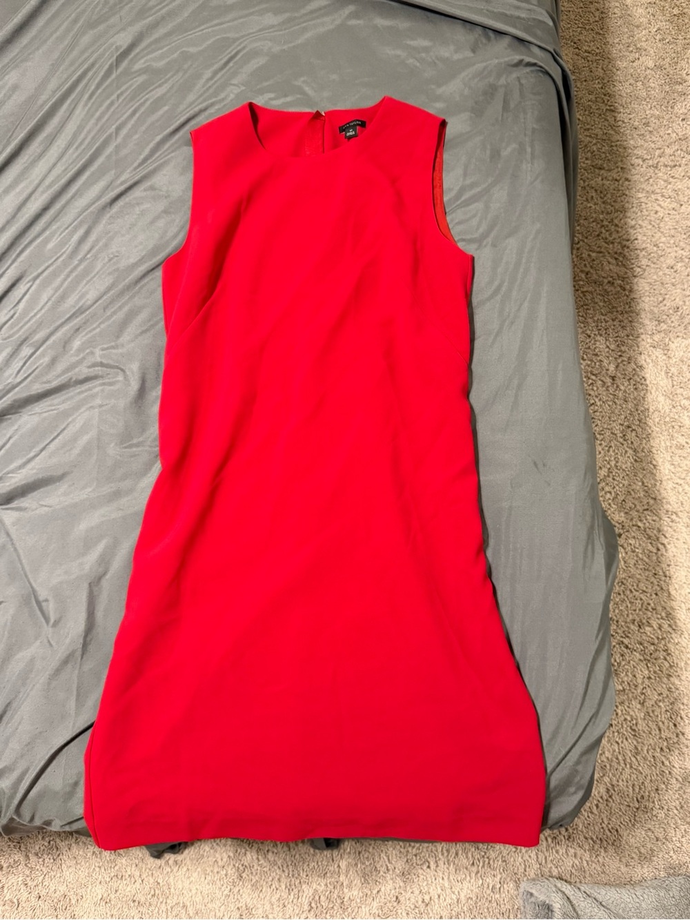 Ann Taylor Red Sleeveless Shift Dress